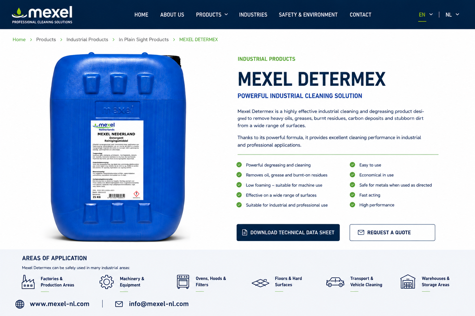 Mexel Determex All Purpose reineger
